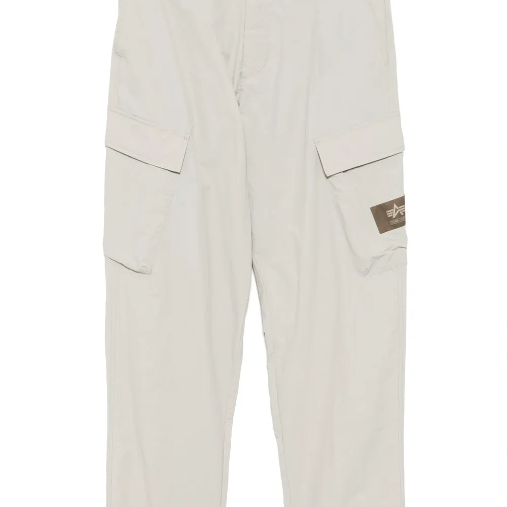 Брюки с нашивкой-логотипом