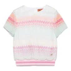 Футболка с узором зигзаг