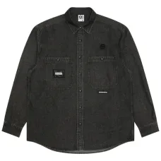 Рубашка с нашивкой-логотипом