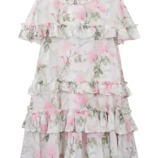 Платье с цветочным принтом