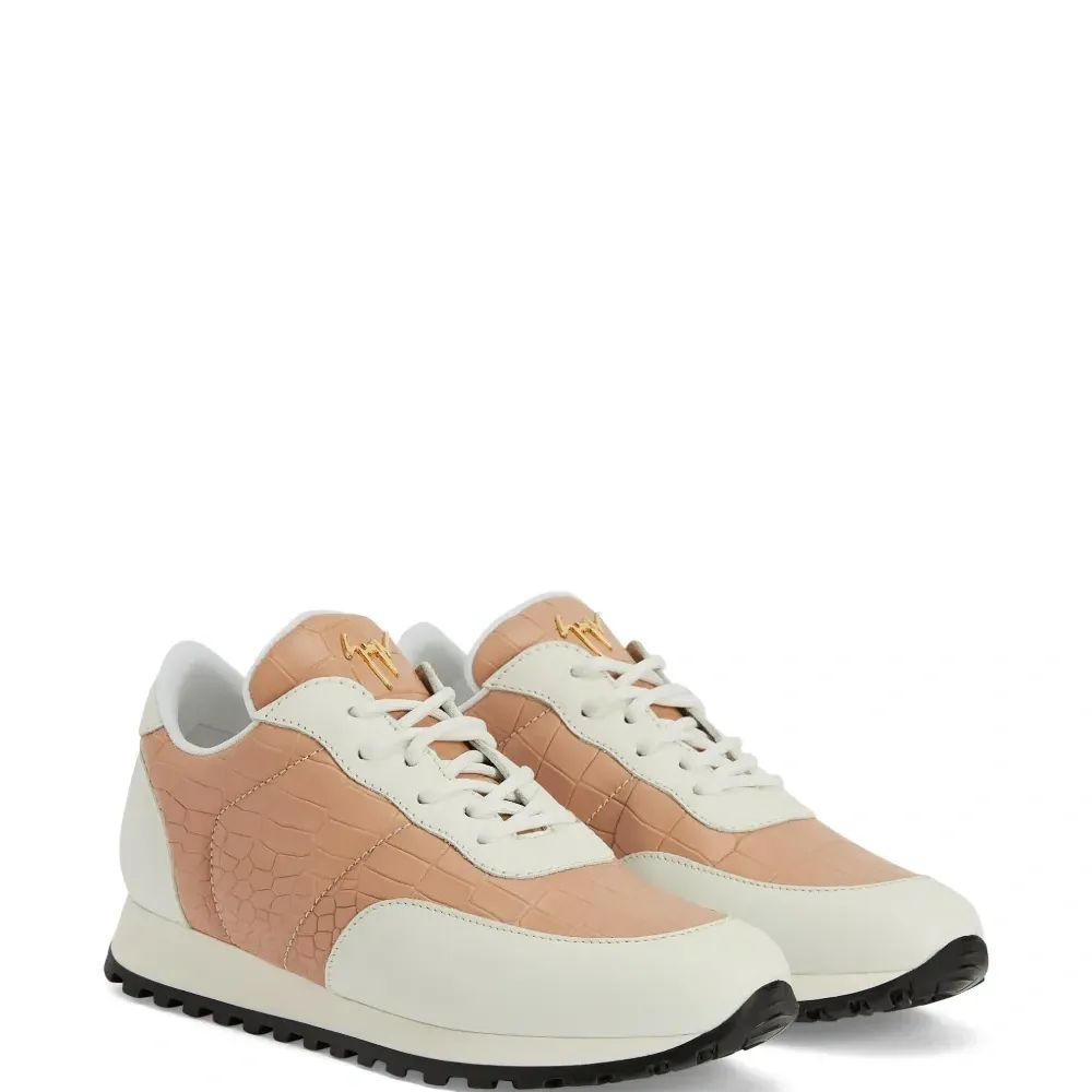 кроссовки Jimi с тиснением под кожу крокодила