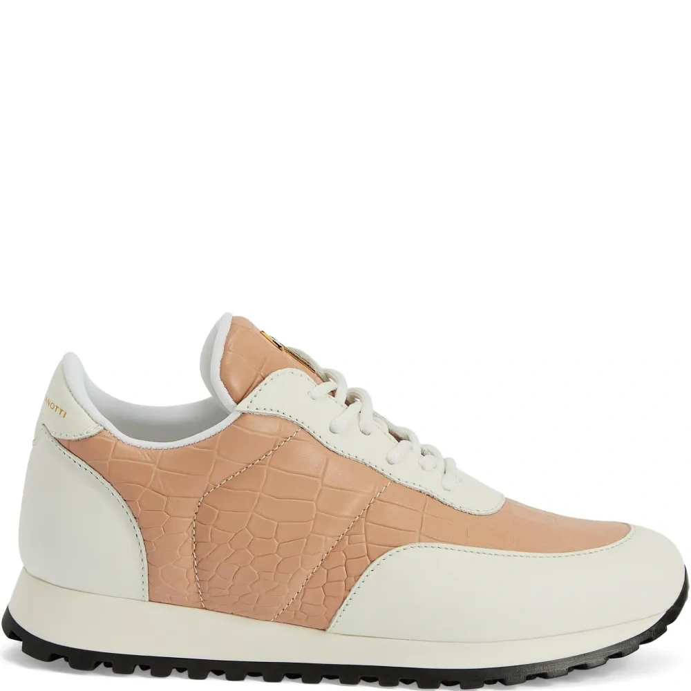 кроссовки Jimi с тиснением под кожу крокодила