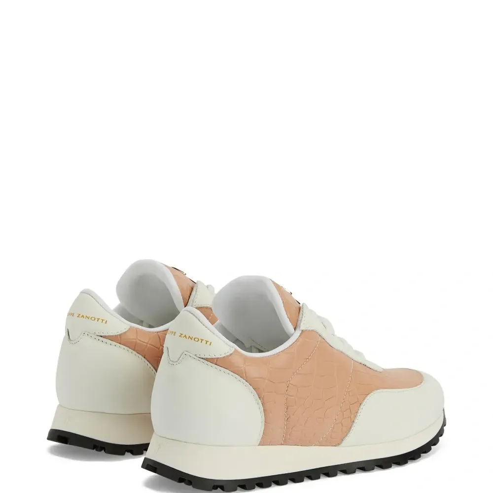 кроссовки Jimi с тиснением под кожу крокодила