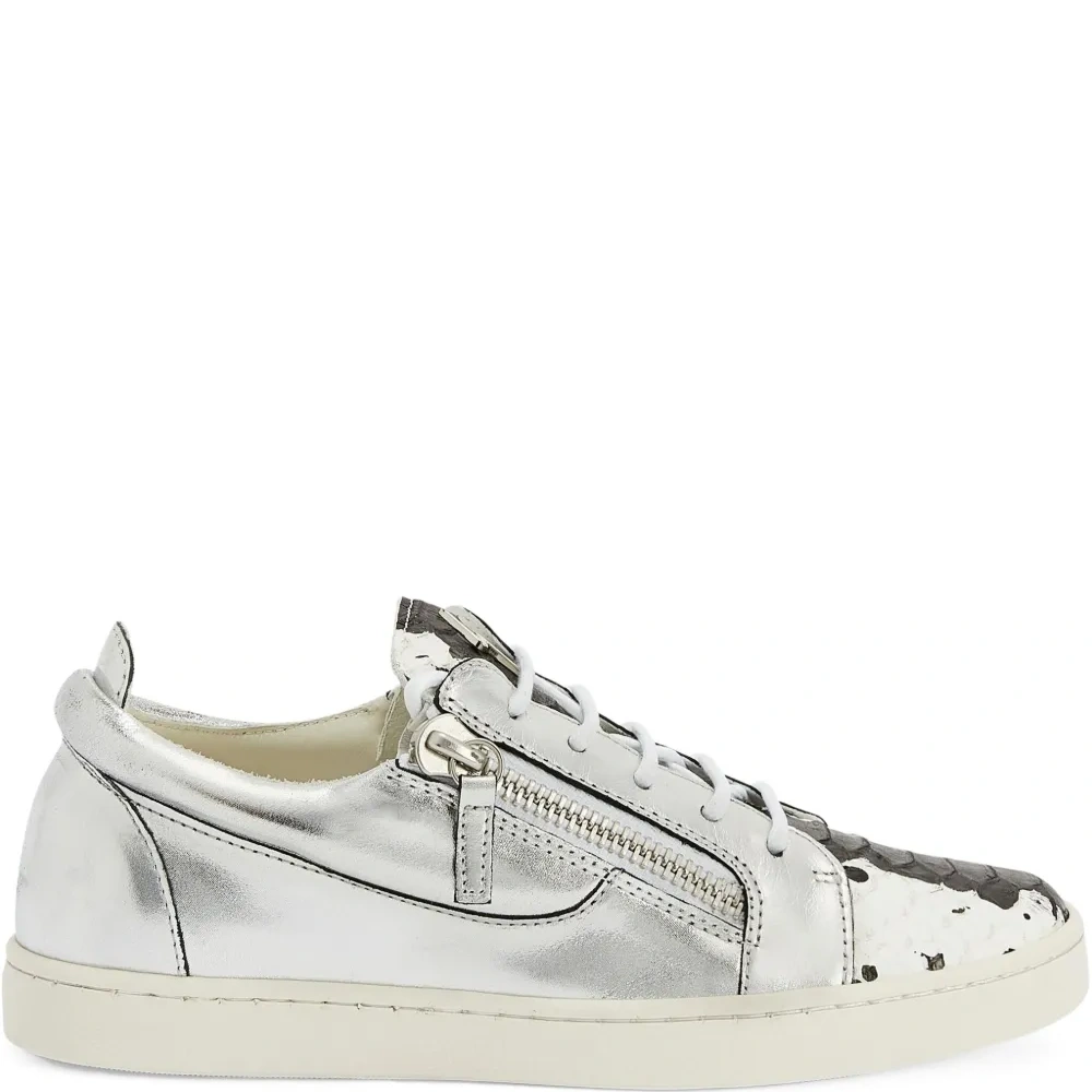 кроссовки Nicki с эффектом металлик