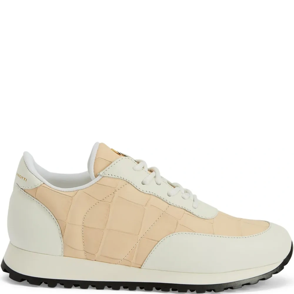 кроссовки Jimi с тиснением под кожу крокодила