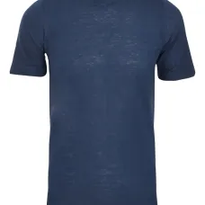 Меланжевая футболка с круглым вырезом