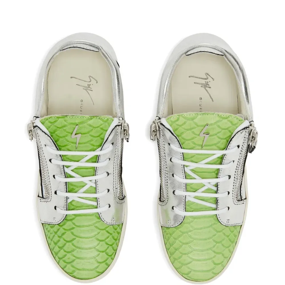 кроссовки Nicki с эффектом металлик