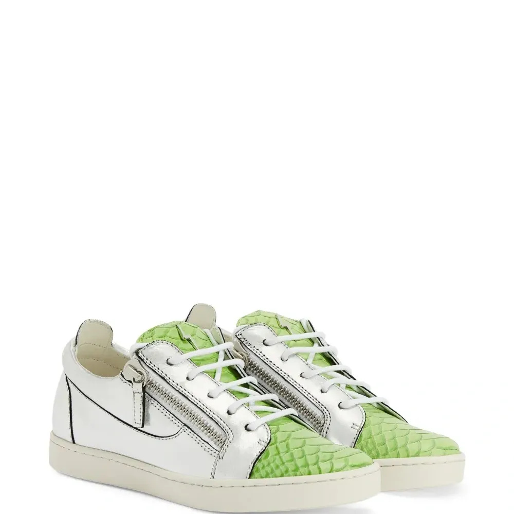 кроссовки Nicki с эффектом металлик