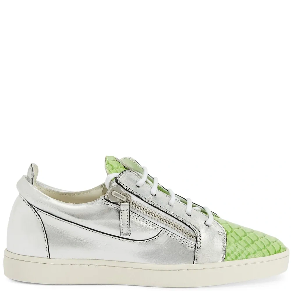 кроссовки Nicki с эффектом металлик