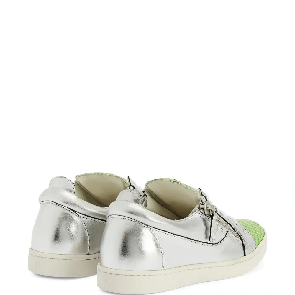 кроссовки Nicki с эффектом металлик