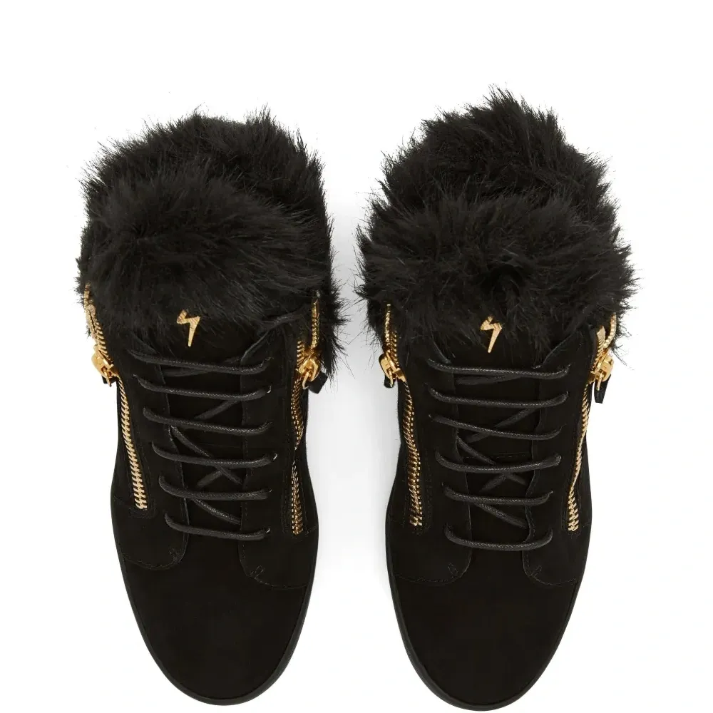 Кеды Kriss с меховой отделкой