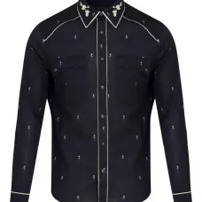 Рубашка с цветочным принтом