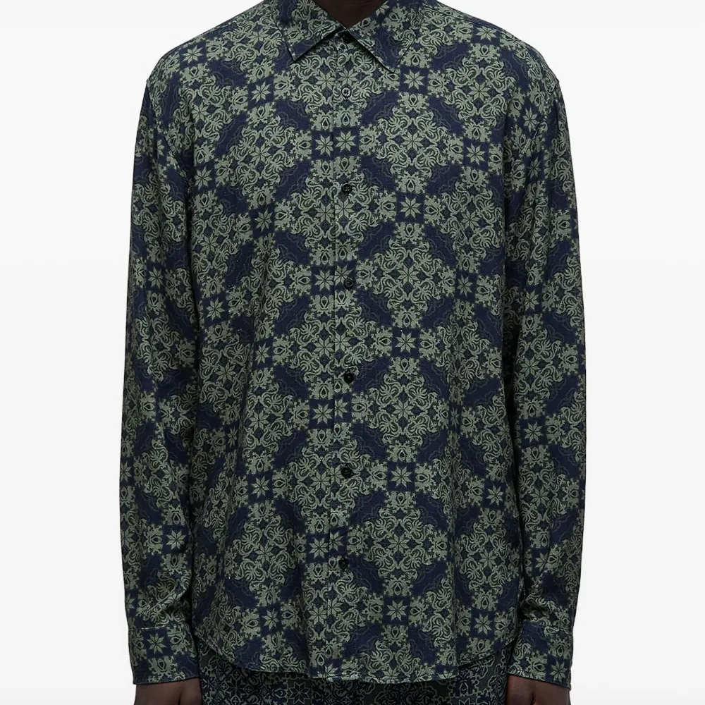 Рубашка с принтом Tile