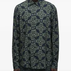 Рубашка с принтом Tile