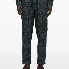 Брюки с кулиской и узором