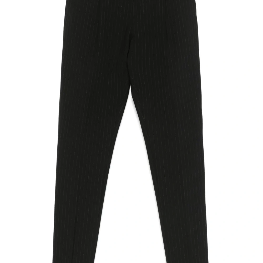 Брюки в тонкую полоску