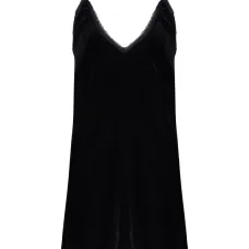 Бархатное платье мини