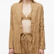 Блейзер с жатым эффектом