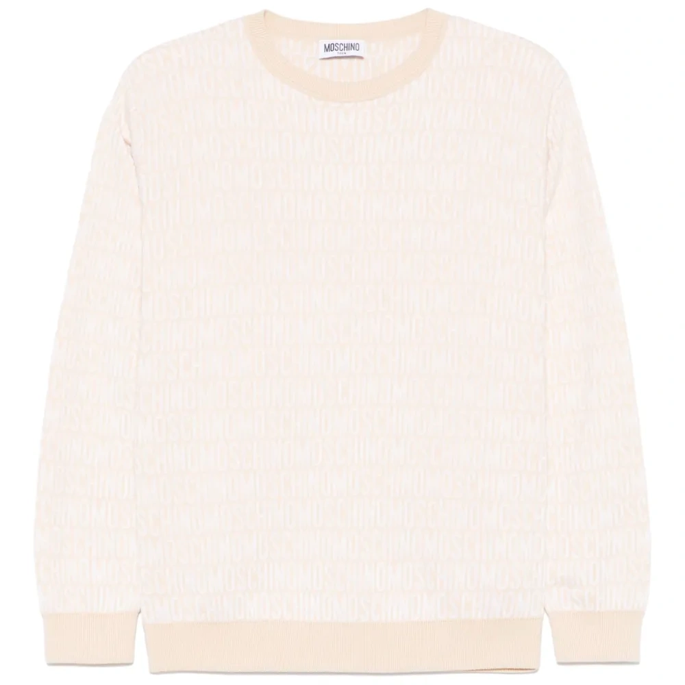 Свитер с жаккардовой монограммой