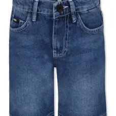 Джинсовые шорты прямого кроя