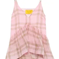 топ в клетку тартан