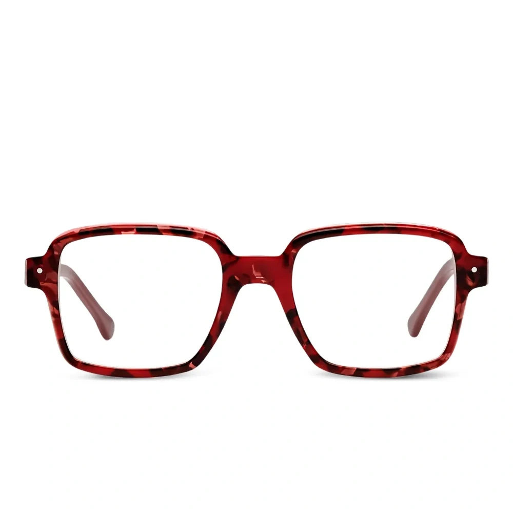 Очки в квадратной оправе черепаховой расцветки