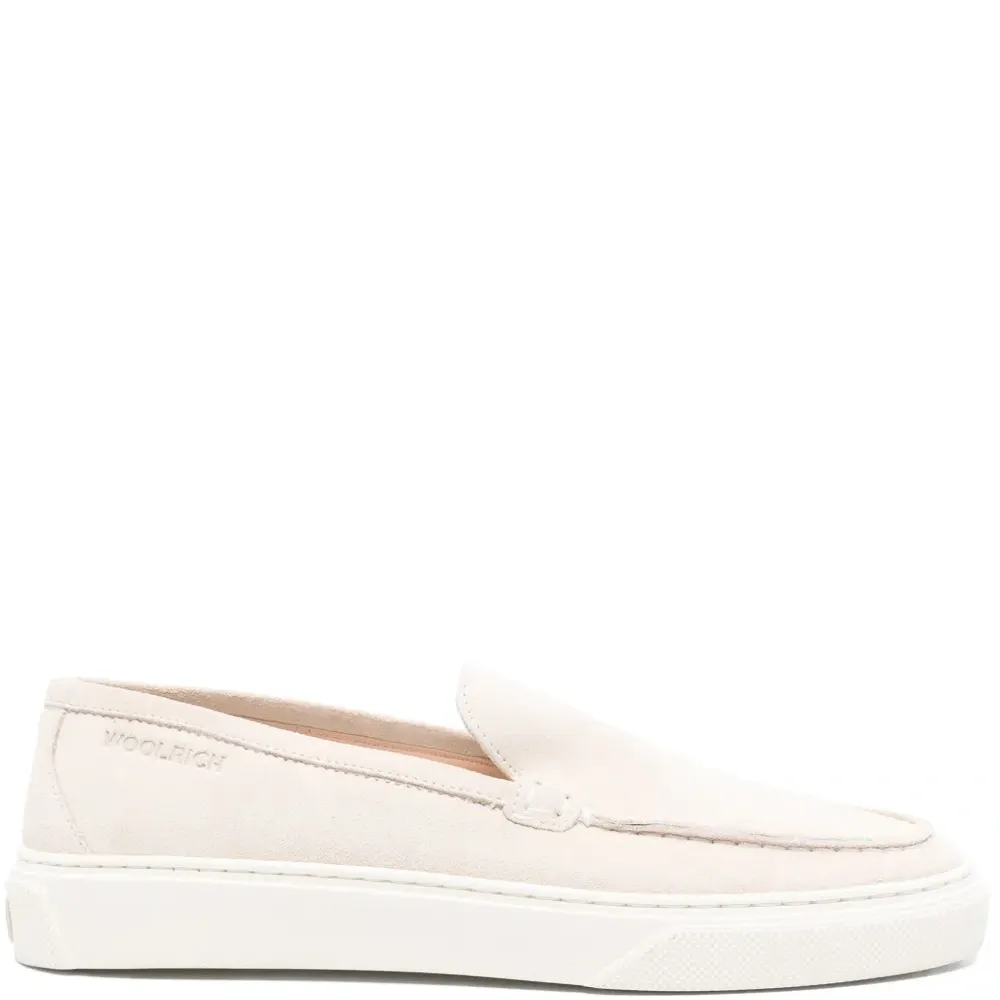 Замшевые лоферы