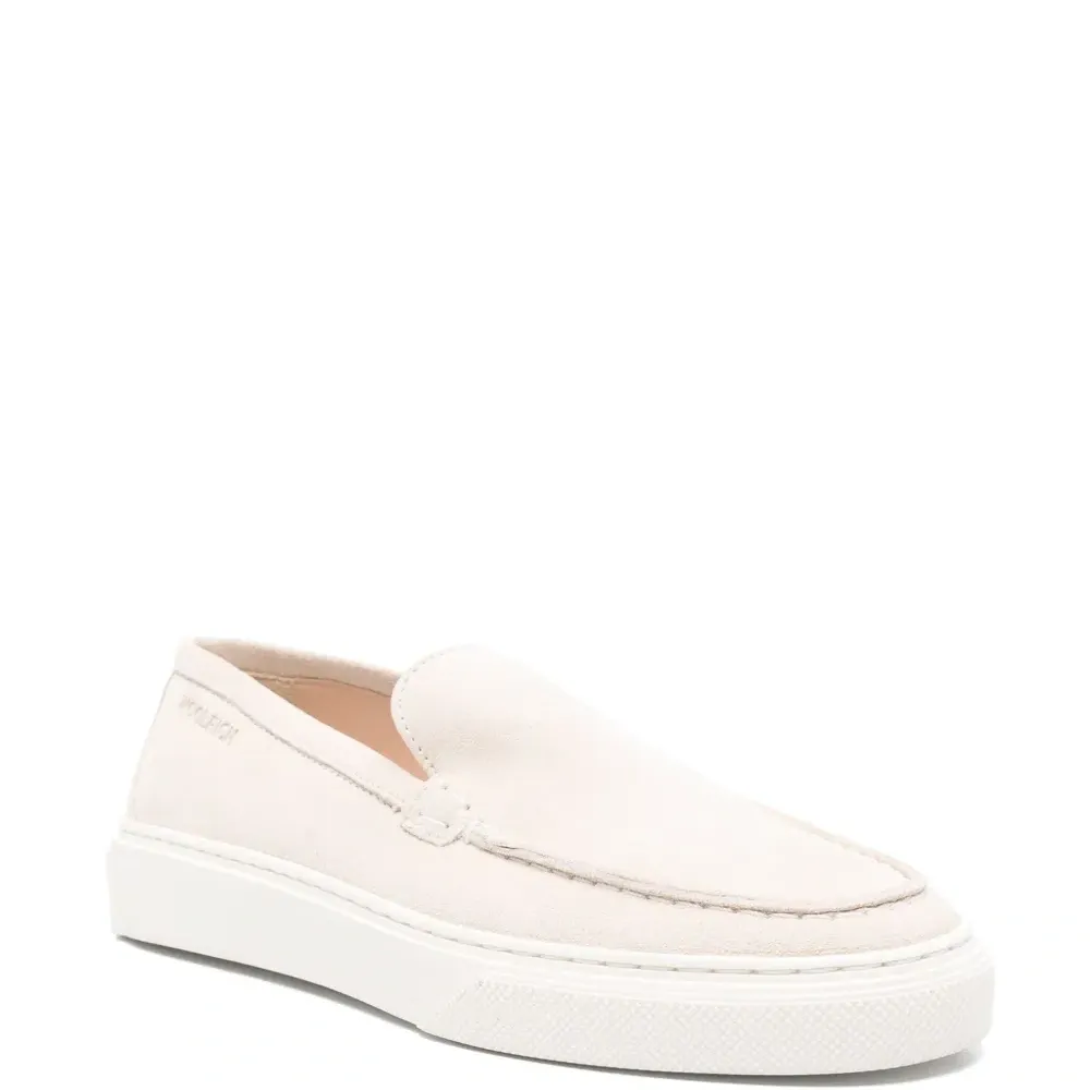 Замшевые лоферы