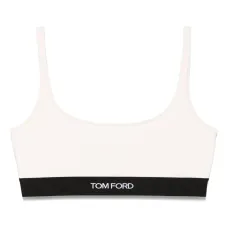 Бюстгальтер-бралетт с жаккардовым логотипом Бюстгальтер-бралетт с жаккардовым логотипом