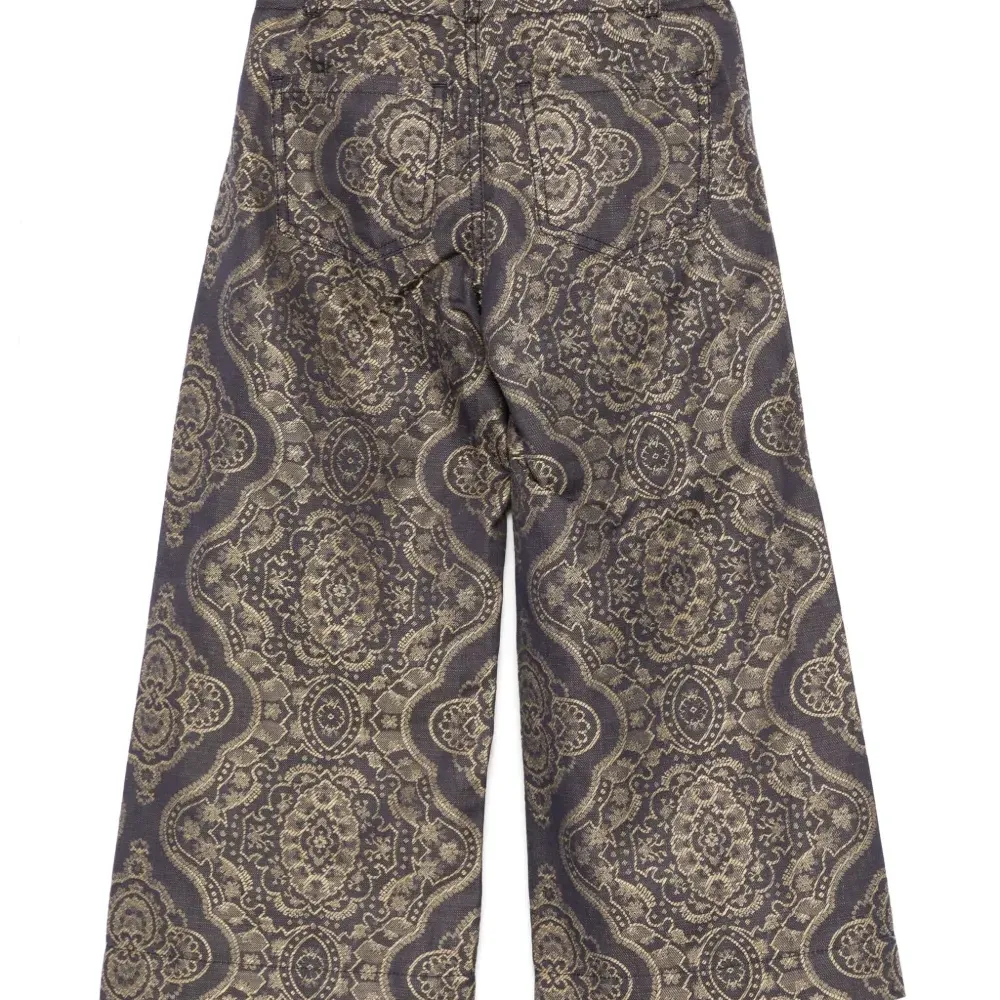 Жаккардовые брюки с узором