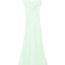 Атласное платье макси Атласное платье макси