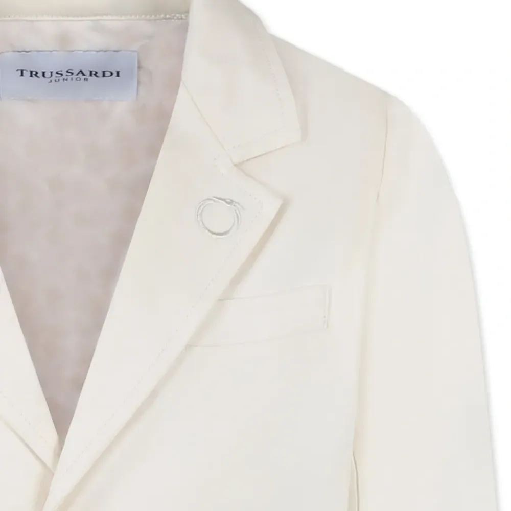 Блейзер с вышитым логотипом