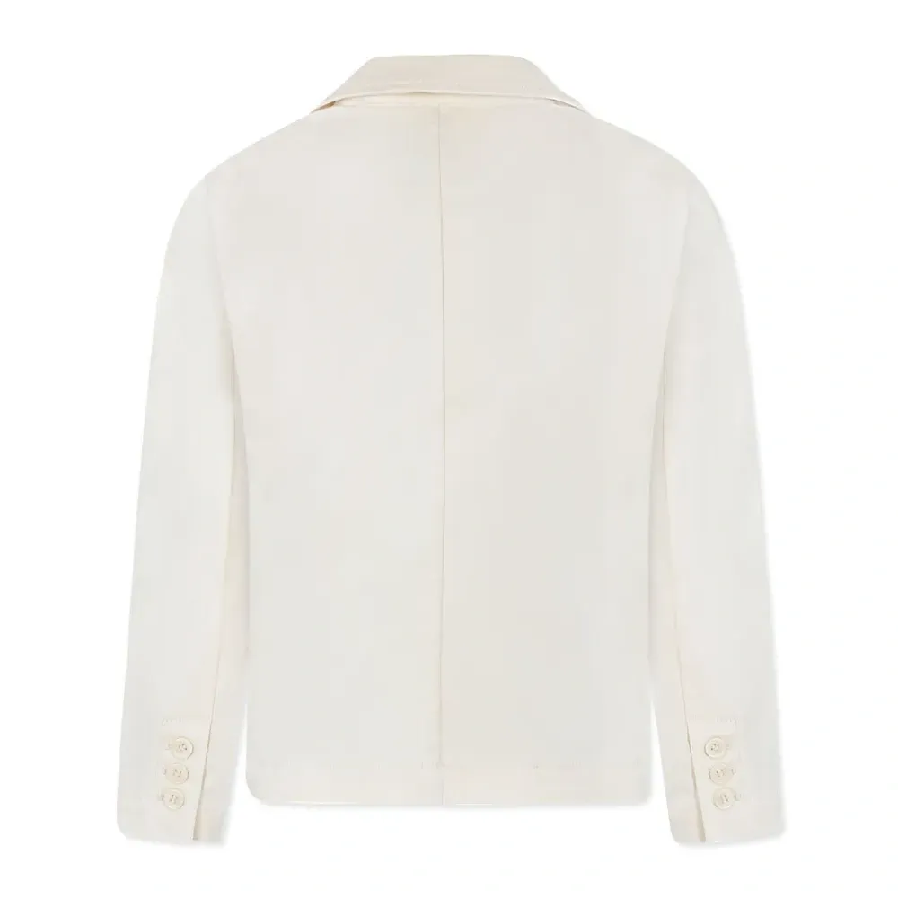 Блейзер с вышитым логотипом