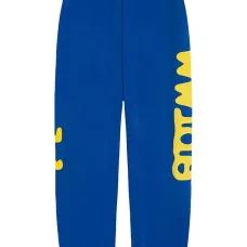 Спортивные брюки Beluga Blue/Yellow