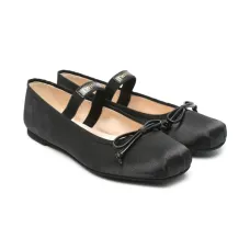 Атласные балетки