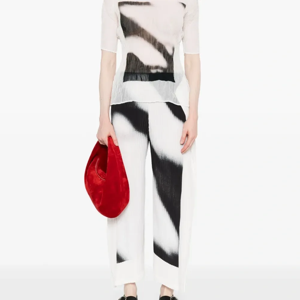 плиссированный топ