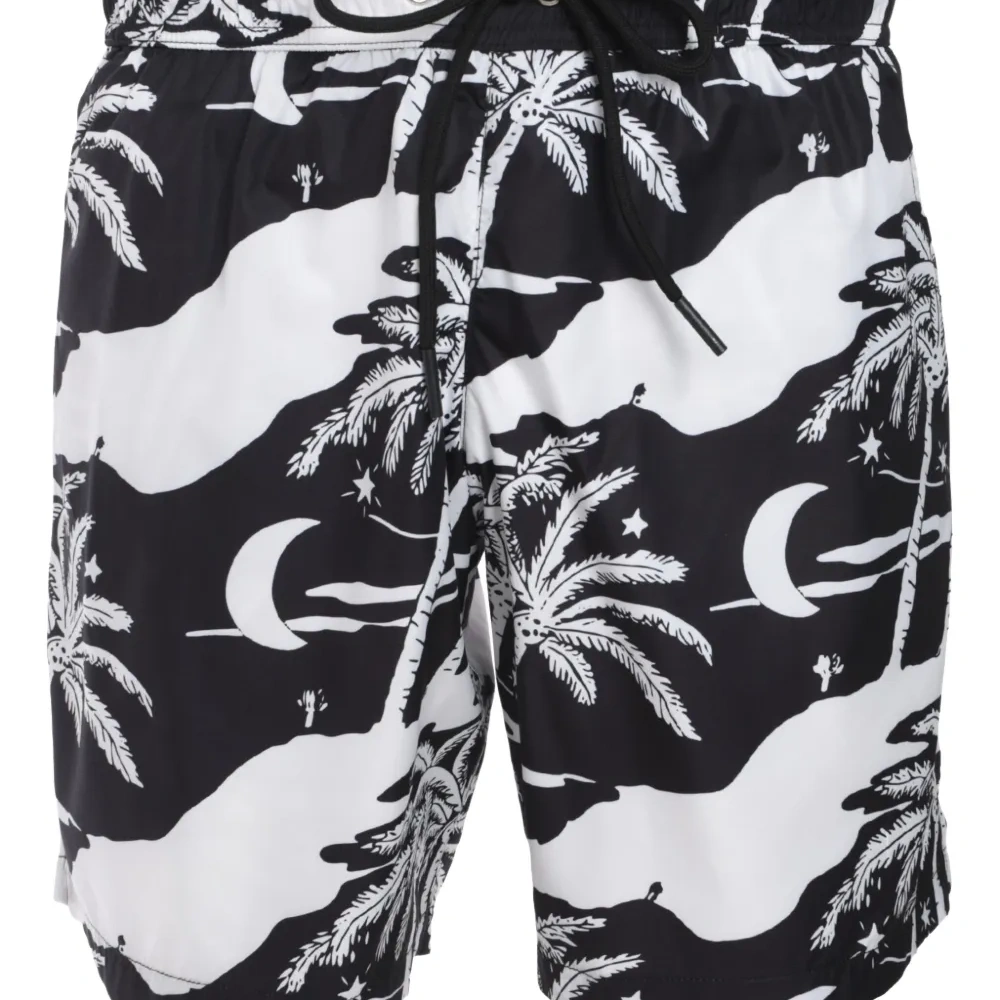 Плавки-шорты с графичным принтом