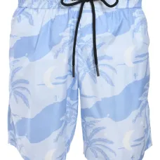 Плавки-шорты с графичным принтом