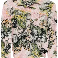 Блузка с графичным принтом