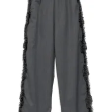 Прямые брюки с лампасами