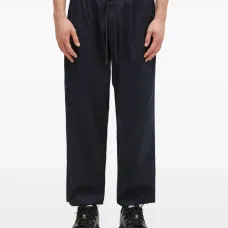 брюки с кулиской и складками