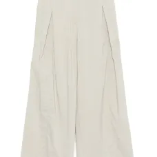 Брюки палаццо со складками