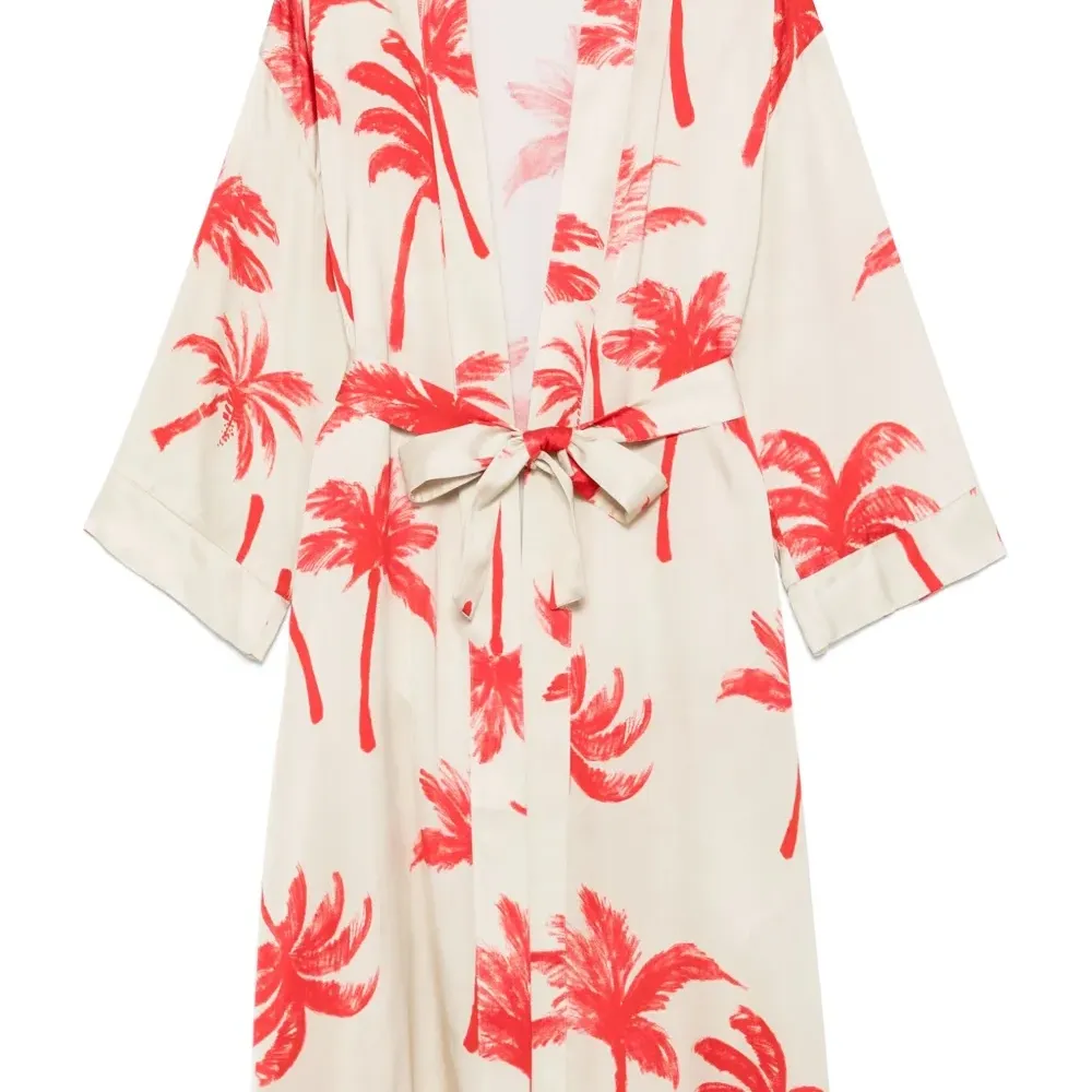 Пальто с принтом