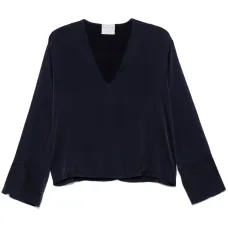 Атласная блузка