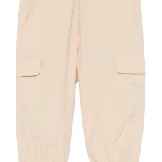 Брюки с вышитым логотипом