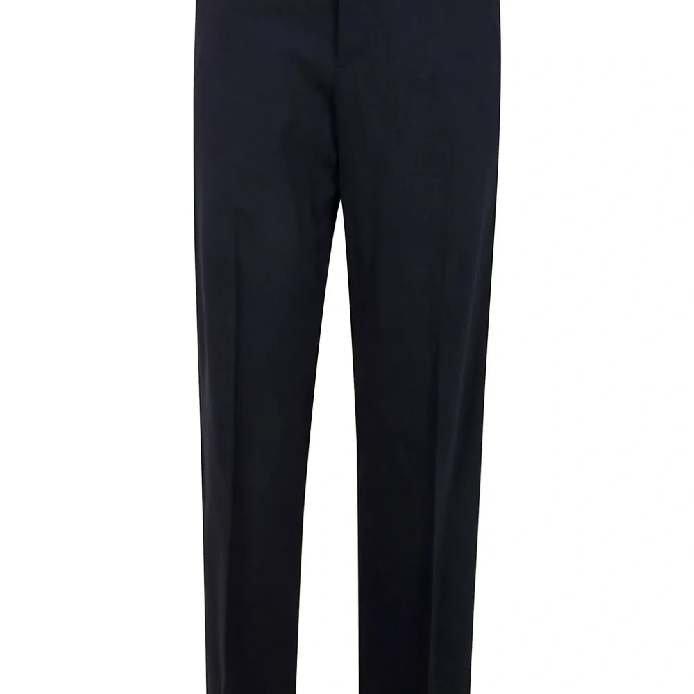 Шерстяные брюки прямого кроя