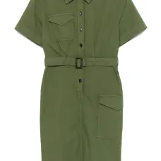 Платье-рубашка с поясом Платье-рубашка с поясом