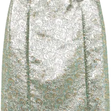 Юбка миди с цветочным принтом