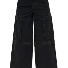 Широкие джинсы карго