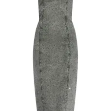 Джинсовое платье миди Джинсовое платье миди